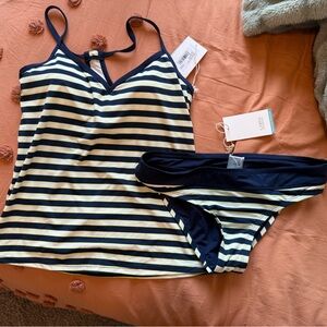 Carve Designs Blue and White Swim Pajamas